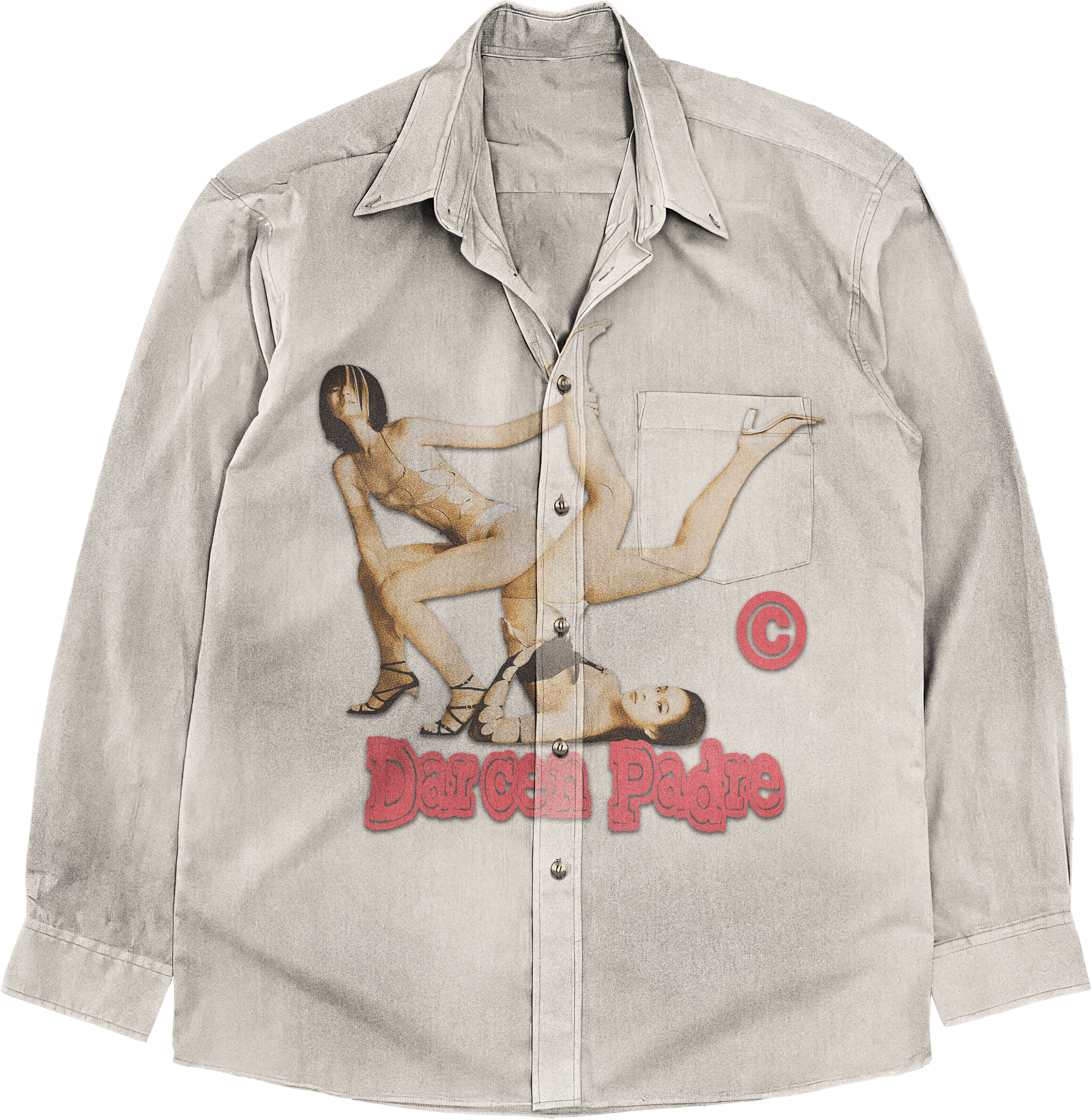 HIDDEN CEREMONY BUTTON-UP T-SHIRT NO.01